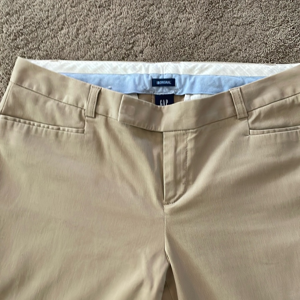 Gap Original size 10 regular stretch flare khaki pants